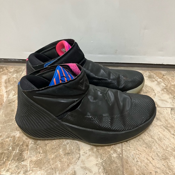 Nike Air Jordan Mens Why Not Sz 11 Black Pink Blue. Basketball Shoes Rare Dates - Picture 1 of 8